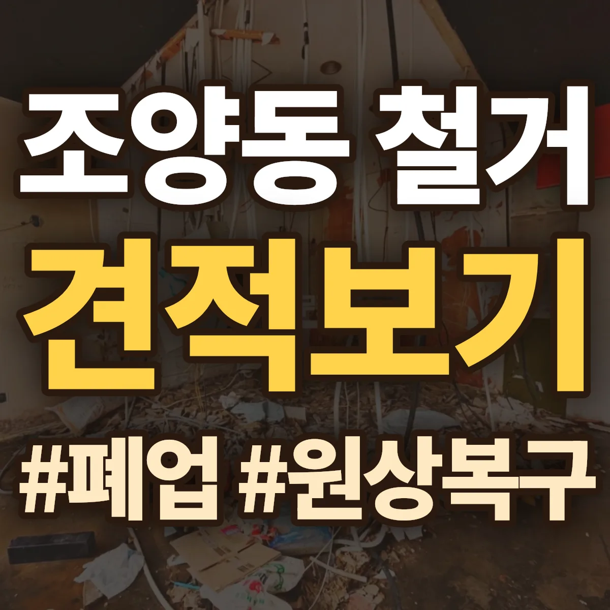 경주시 조양동 철거 상담