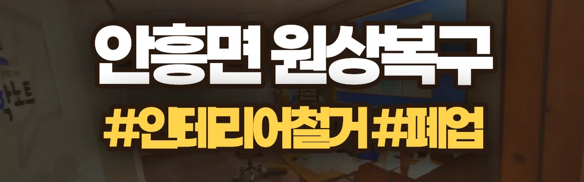 무촌철거 원상복구 현장
