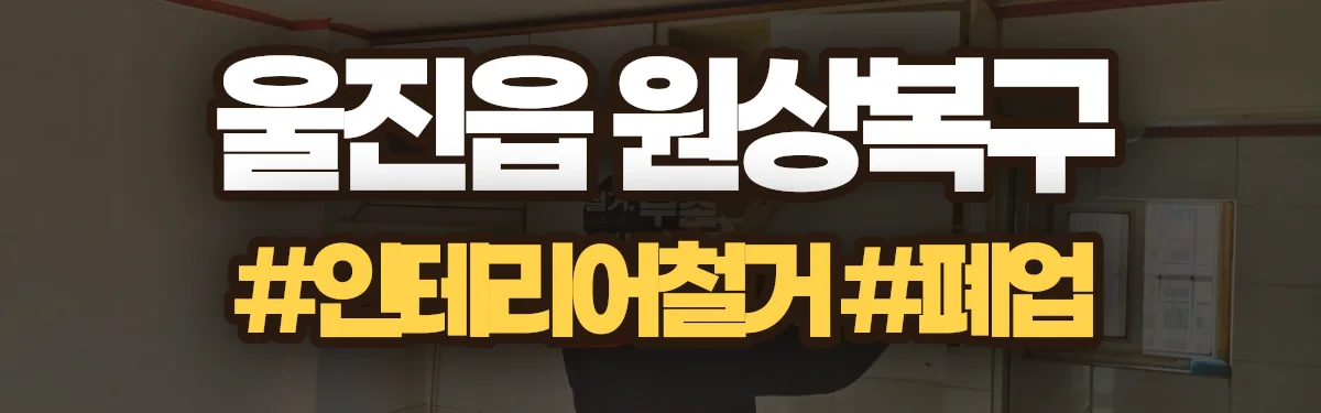 무촌철거 원상복구 현장