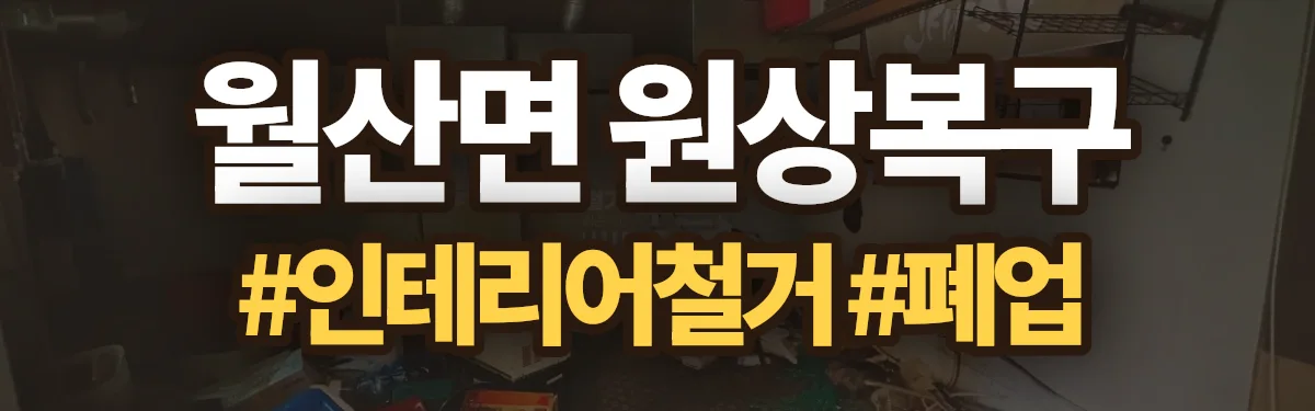 무촌철거 원상복구 현장