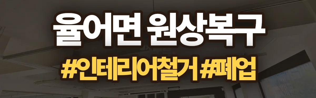 무촌철거 원상복구 현장