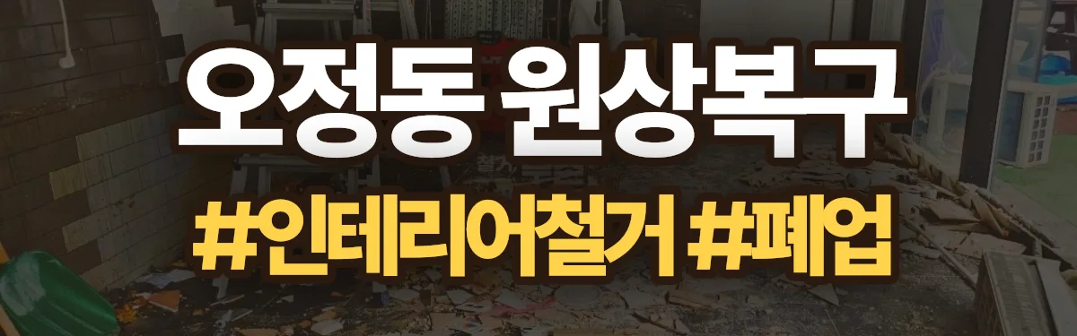 무촌철거 원상복구 현장